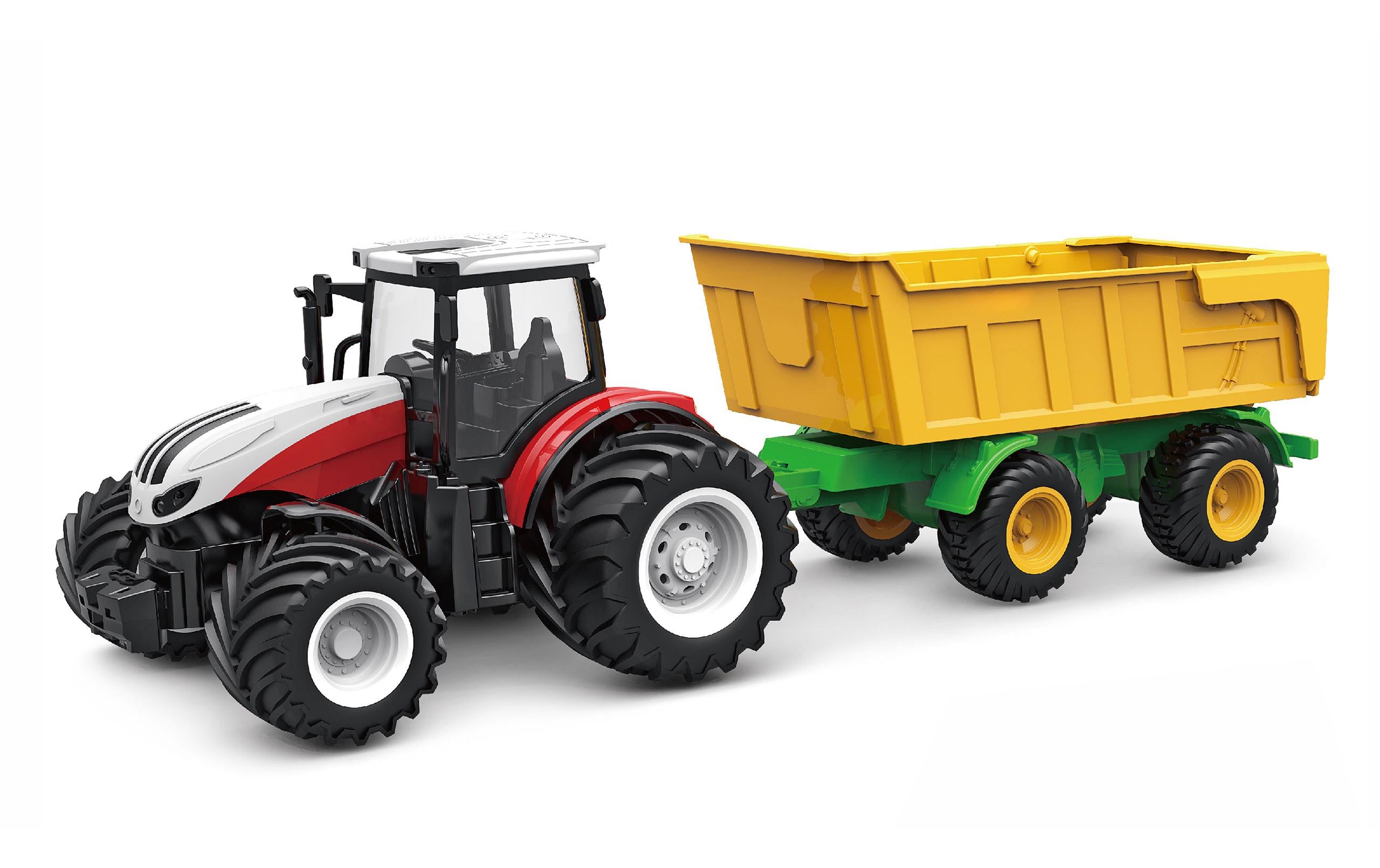 Amewi Toy Traktor mit Kippanhänger 1:24, RTR