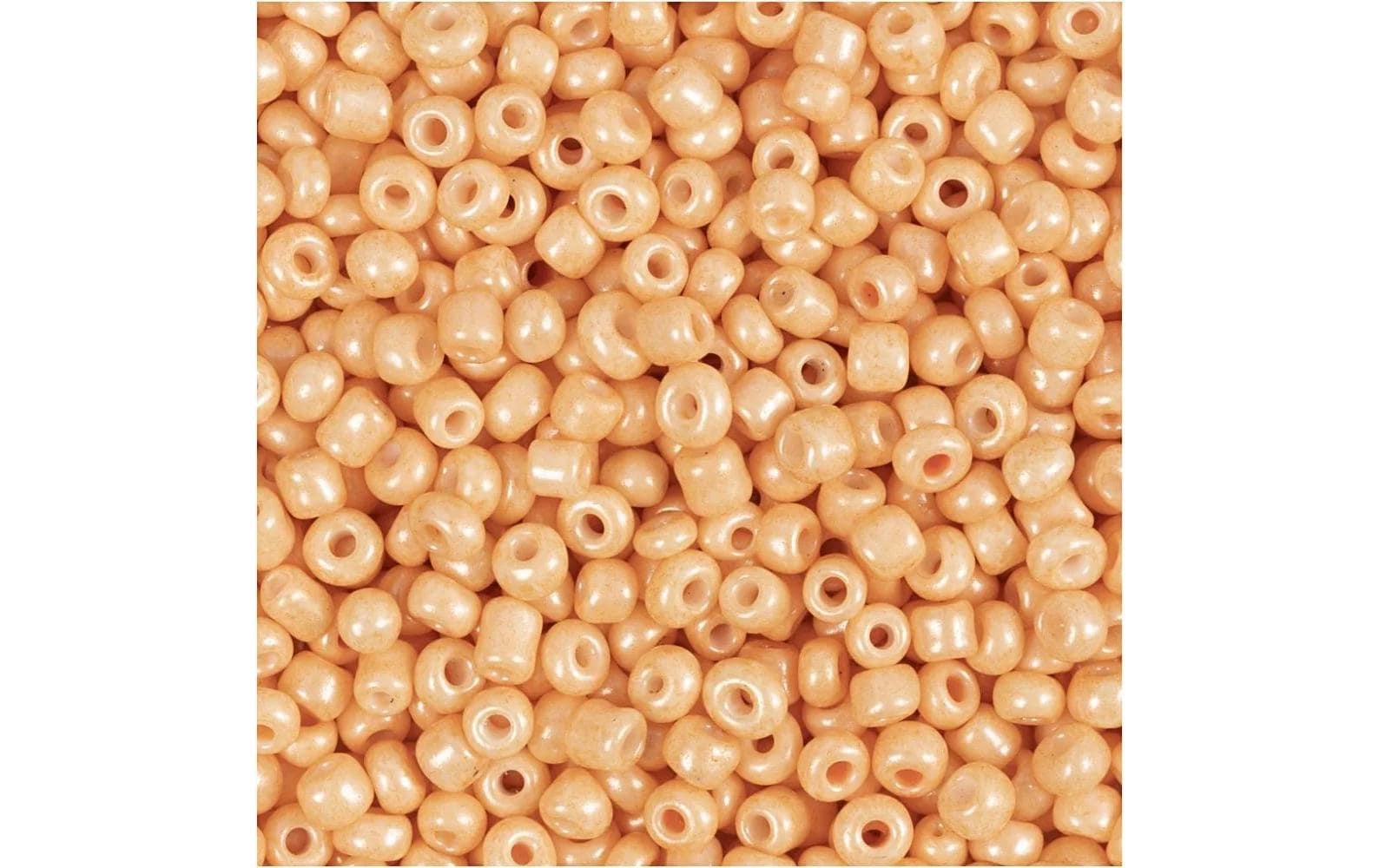 Creativ Company Rocailles Glasperlen pflaume, 25 g, D: 3 mm, L: 0.6-1.0 mm