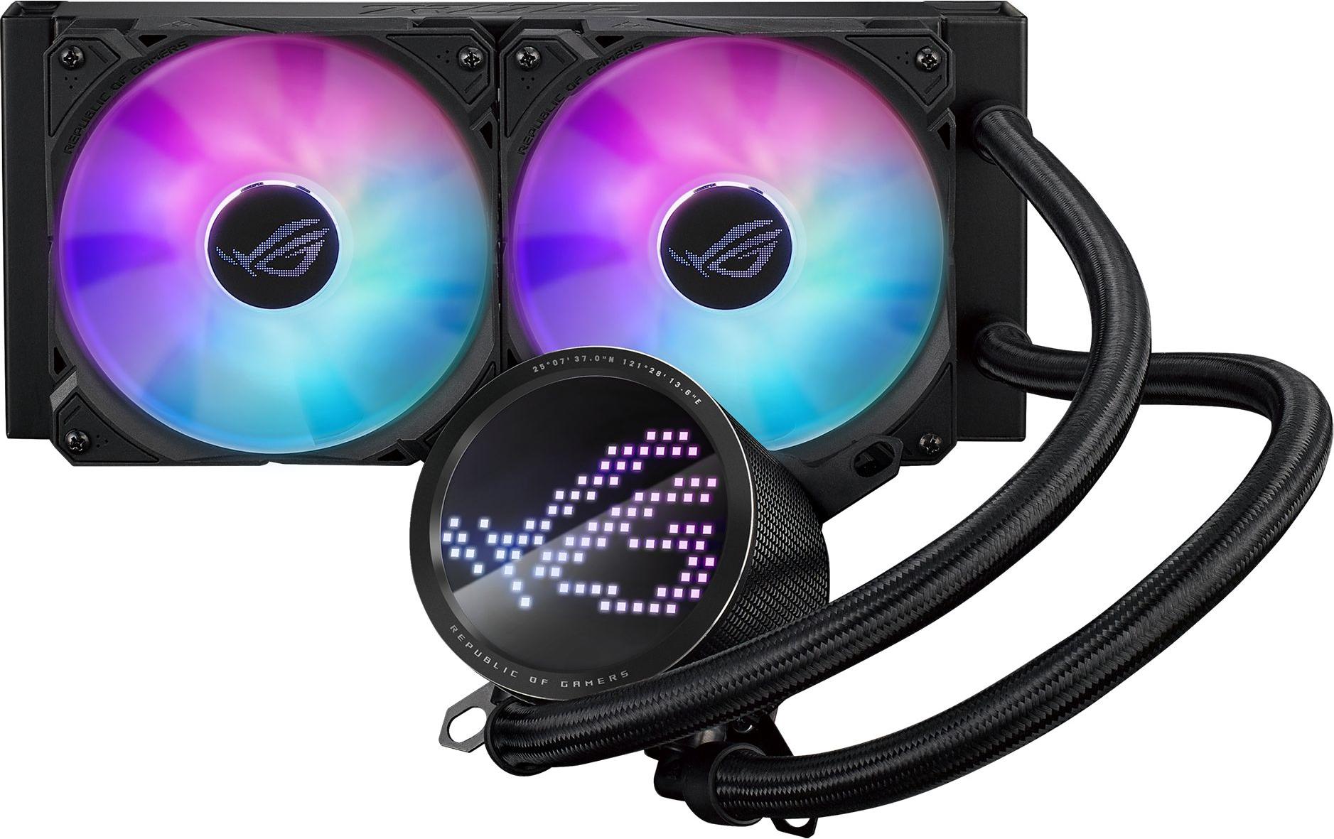 Asus ROG RYUO III 240 ARGB all-in-one liquid CPU cooler, 240mm fan