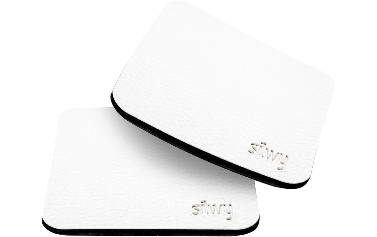 Untersatz Metall Nano Gel für Magnetgläser weiss, 8.3 x 8.3 cm