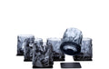 Magnet-Kunststoffgläser TUMBLER (6er-Set) Hightech - grau