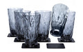 Magnet-Kunststoffgläser LONGDRINK (6er-Set) Hightech - grau
