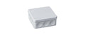 ABB Ensto AP-Abzweigdose nass IP65 100x100x45mm, 10 Einführungen, grau