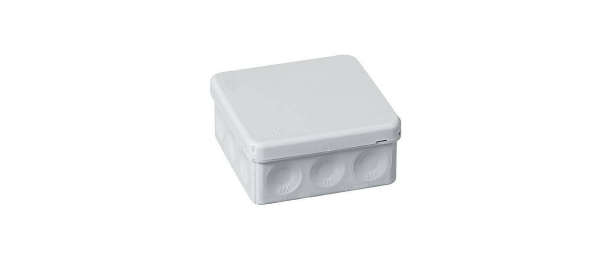 ABB Ensto AP-Abzweigdose nass IP65 80x80x35mm, 10 Einführungen, grau