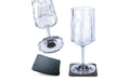 Magnet-Kunststoffgläser WEIN 3 dl (2er Set) Hightech / 0,3 l