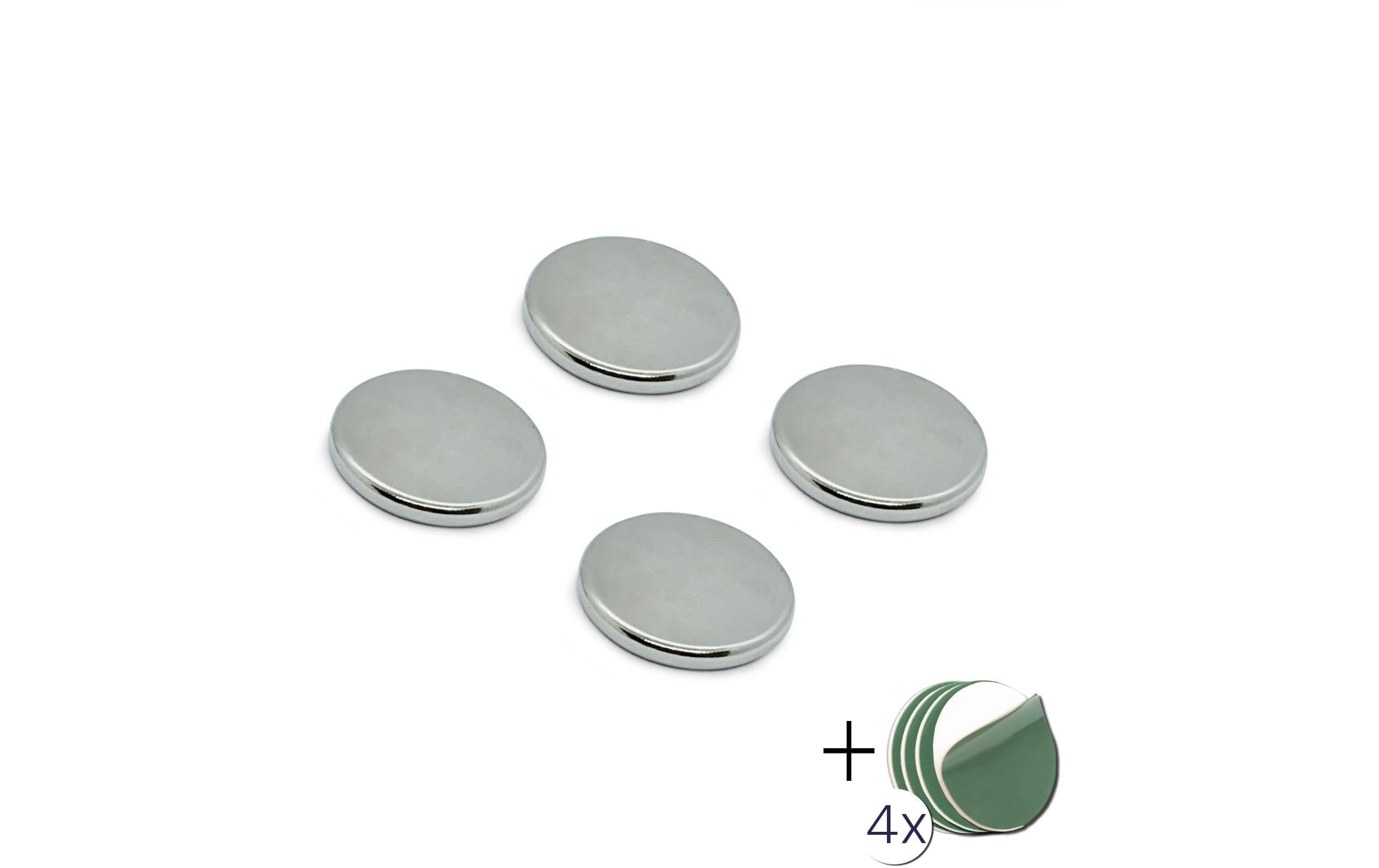 Power-Magnete 4 Power-Magnete inkl. 4 Klebepads