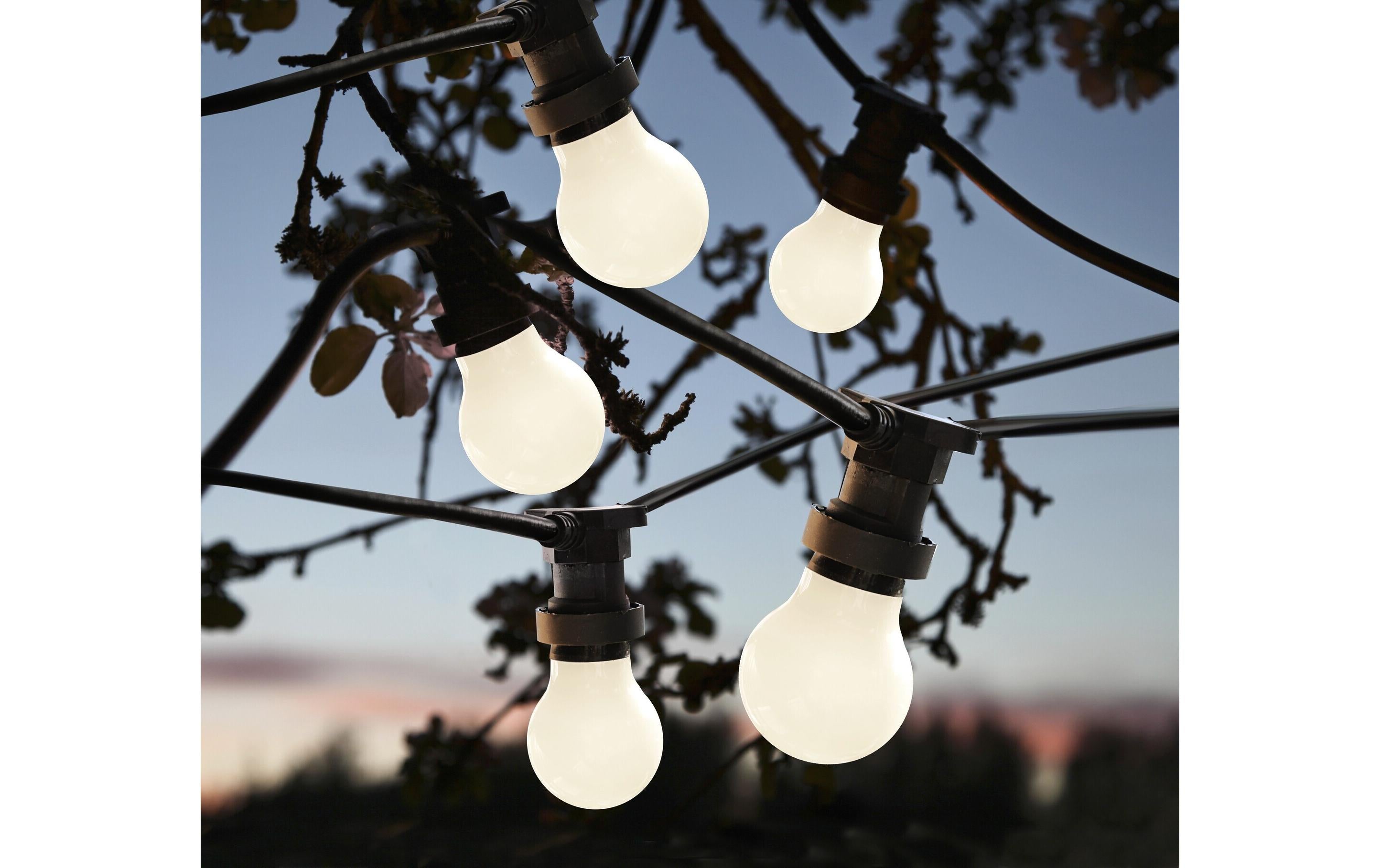 Schönenberger LED Lichterkette, 10m IP44/55, Warmweiss, 10 Leds, 1000cm