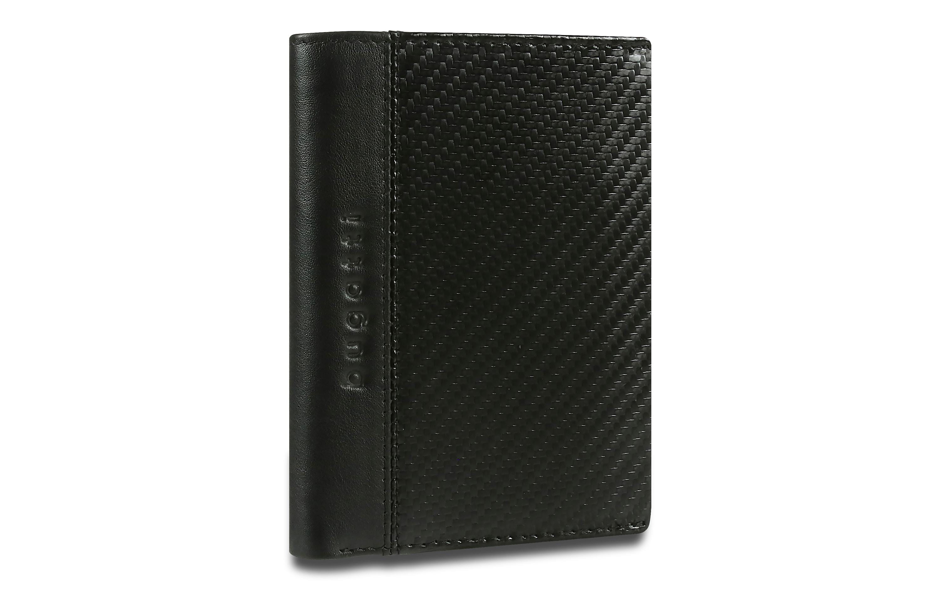 Bugatti Hochformatbörse Comet M schwarz