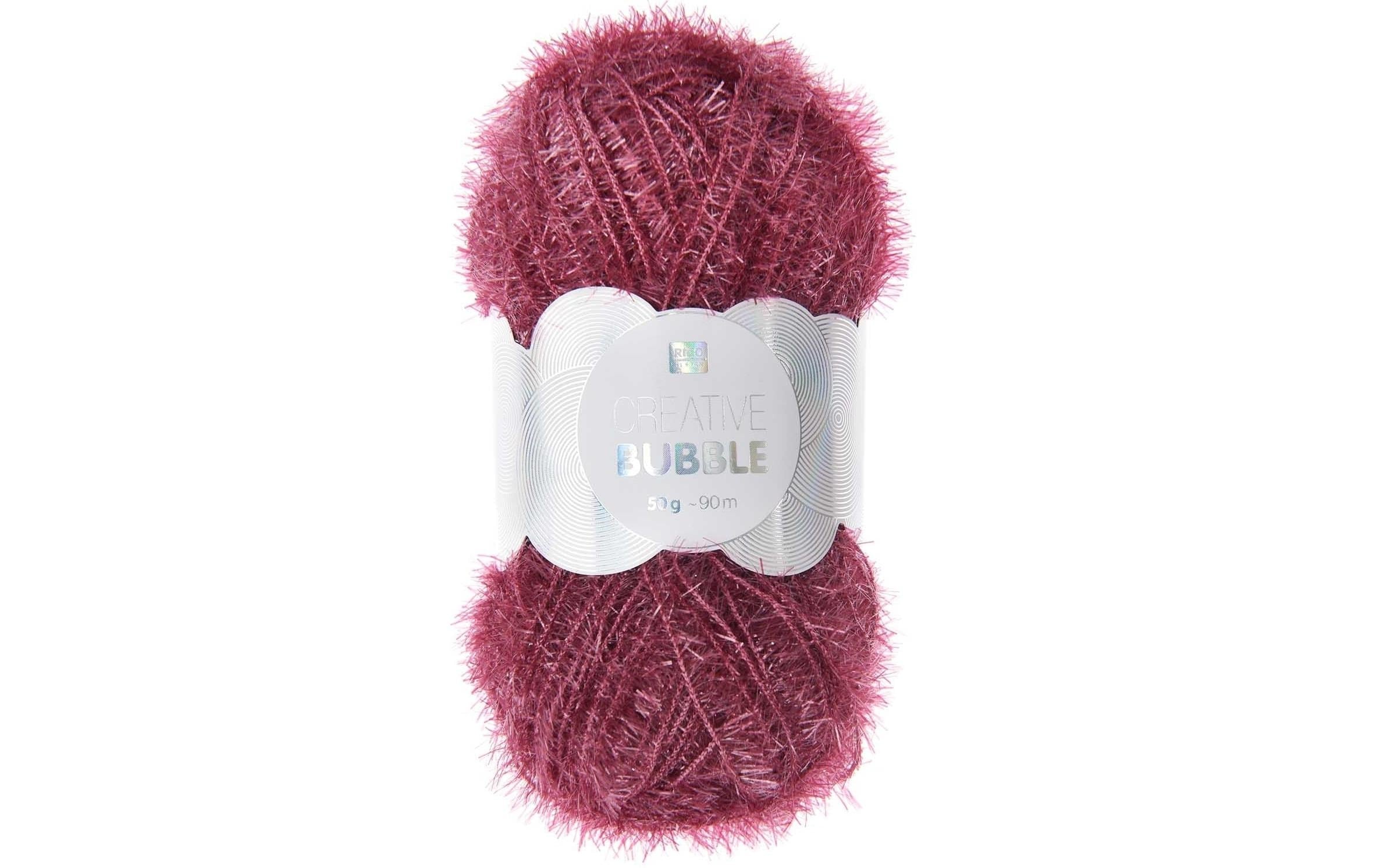 Rico Creative Bubble, rote Beete 50 g, 90 m, 100 % PES