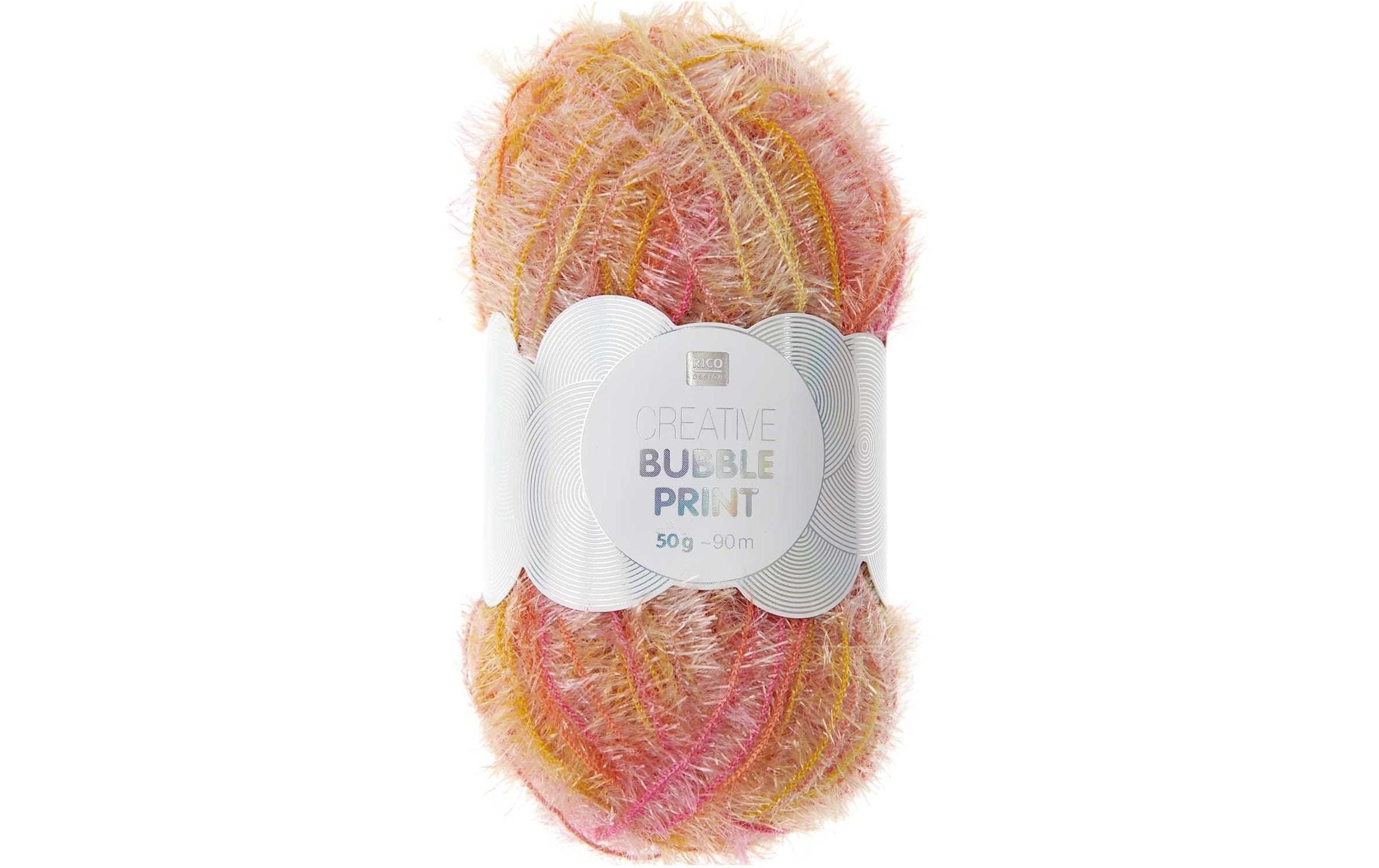 Rico Creative Bubble Print, Rübchen 50 g, 90 m, 100 % PES