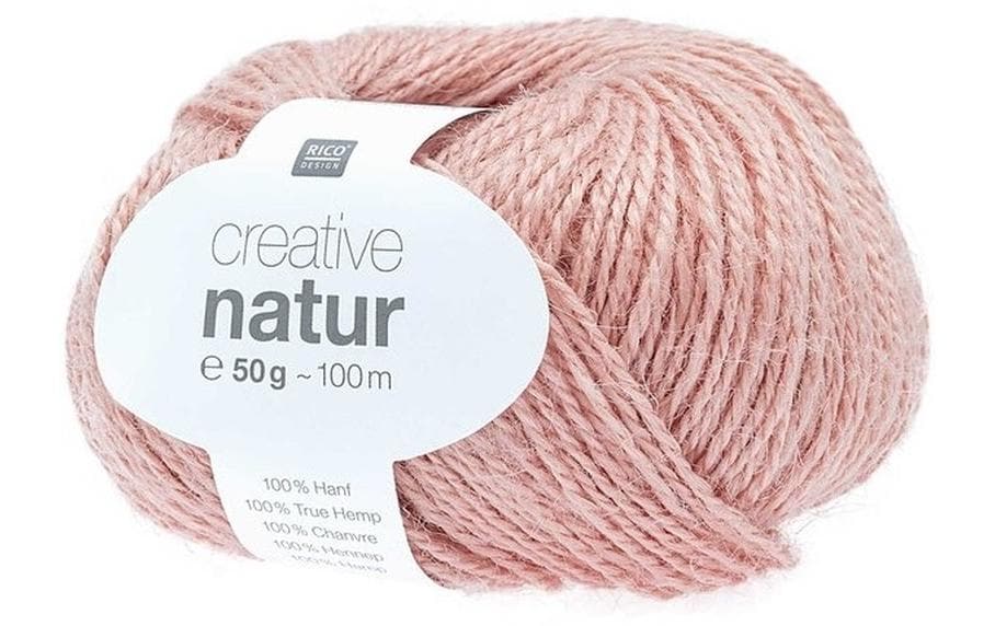 Rico Creative Natur, rosa 50 g, 100 m, 100 % HA