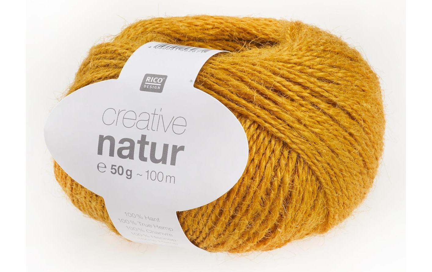 Rico Creative Natur, senf 50 g, 100 m, 100 % HA