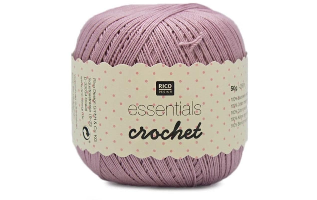 Rico Essentials Crochet, flieder 50 g, 280 m, 100 % CO