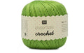 Rico Essentials Crochet, hellgrün 50 g, 280 m, 100 % CO