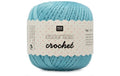 Rico Essentials Crochet, türkis 50 g, 280 m, 100 % CO