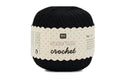 Rico Essentials Crochet, schwarz 50 g, 280 m, 100 % CO