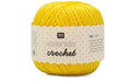 Rico Essentials Crochet, gelb 50 g, 280 m, 100 % CO