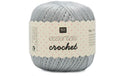 Rico Essentials Crochet, grau 50 g, 280 m, 100 % CO