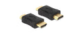 Delock Adapter HDMI-A zu HDMI-A Stecker/Stecker, Gender Changer