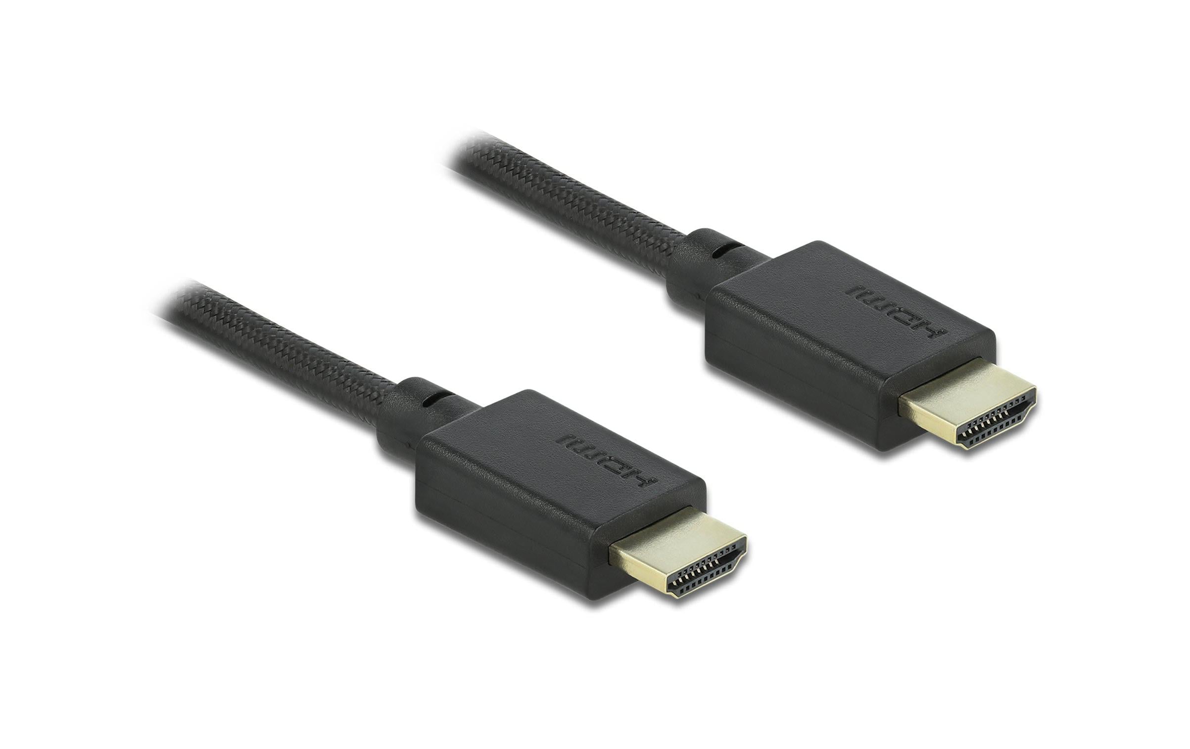 Delock High Speed HDMI Kabel 8K 60Hz 0.5m, schwarz
