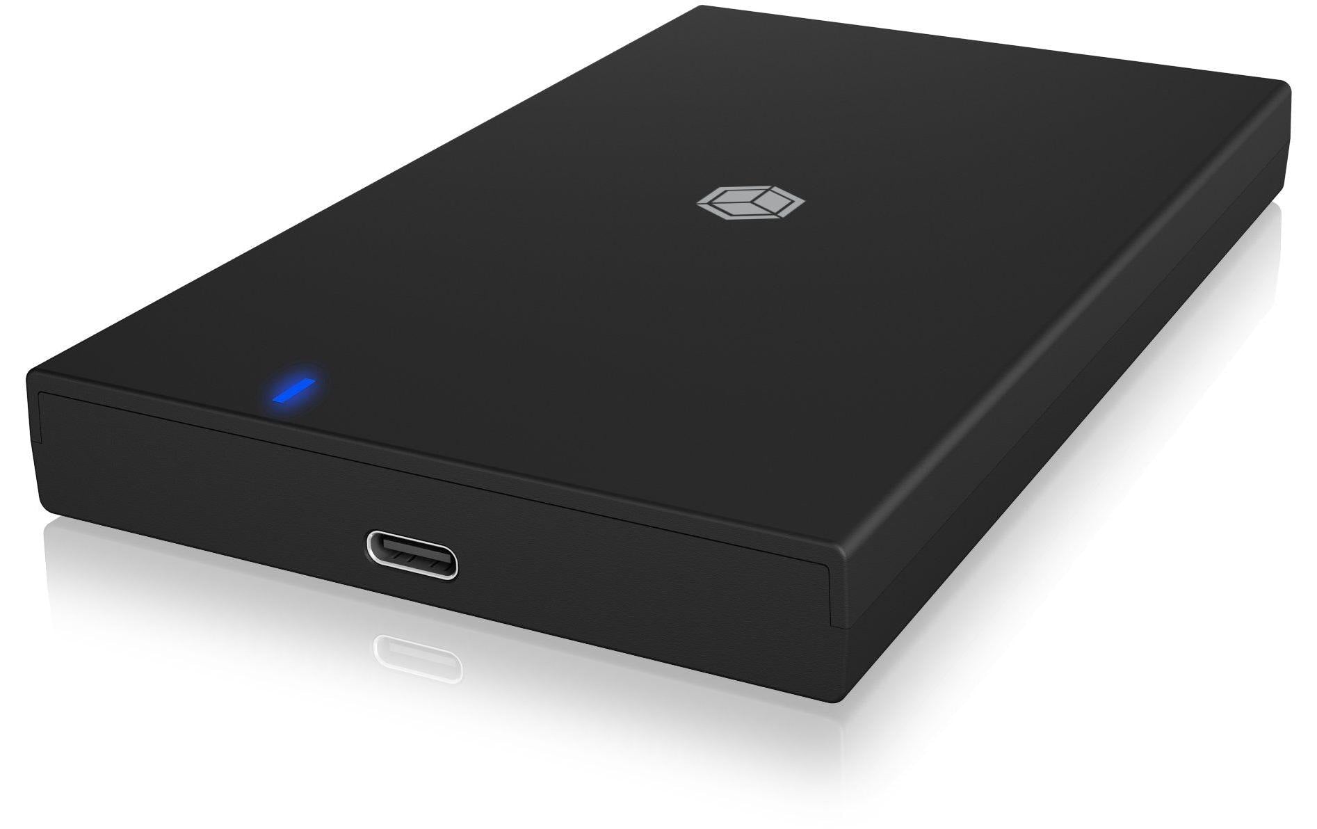 ICY BOX ext. 2.5" Gehäuse IB-200T-C3 schwarz, USB3.2 Type-C, für SATA SSD