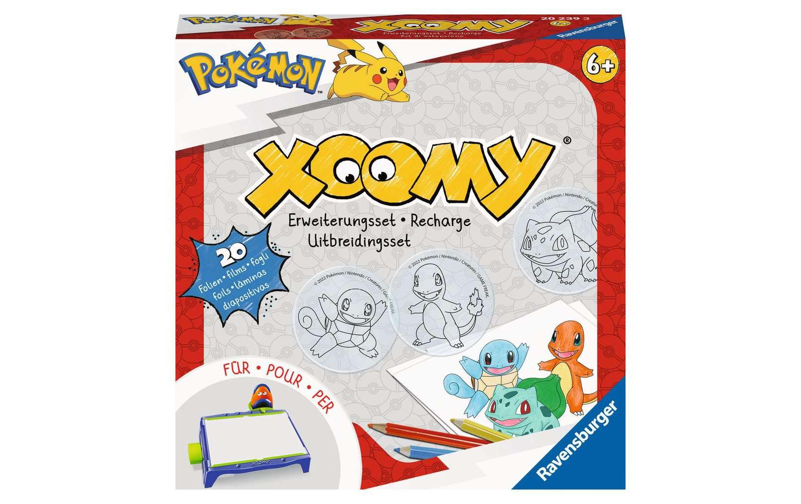 Xoomy Erweiterungsset Pokémon Alter ab: 6+