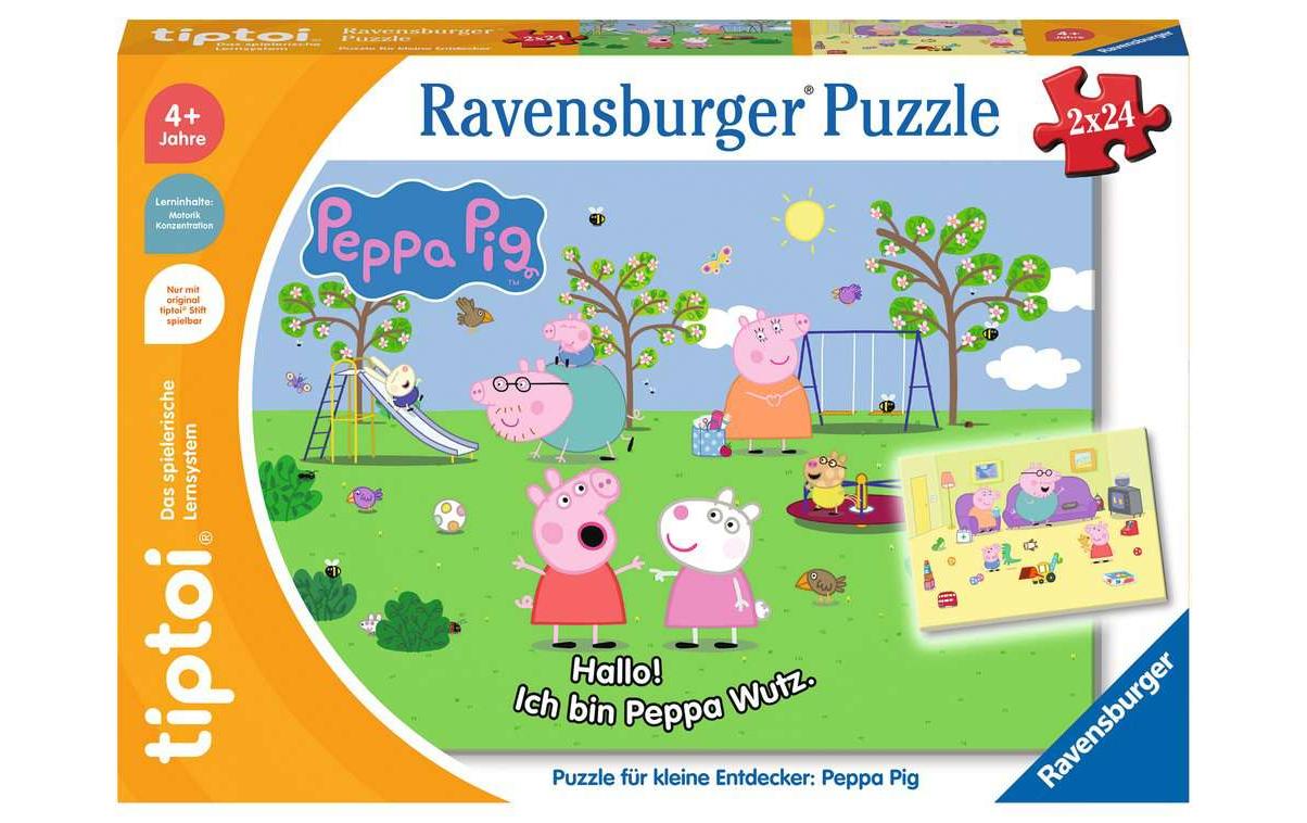 tiptoi Puzzle: Peppa Pig - kleine Entdecker Alter ab: 4+, 2x24