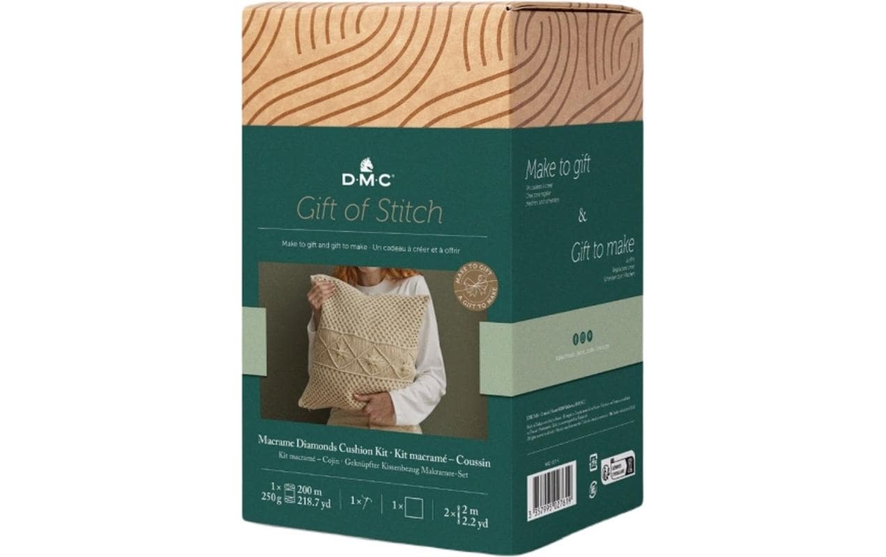 DMC Gift of Stich Makramee-Set Kissen