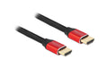 Delock Ultra High Speed HDMI Kabel 8K 60Hz, zertifiziert, 1m, rot