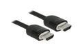Delock Premium HDMI Kabel 4K 60Hz 1m, schwarz