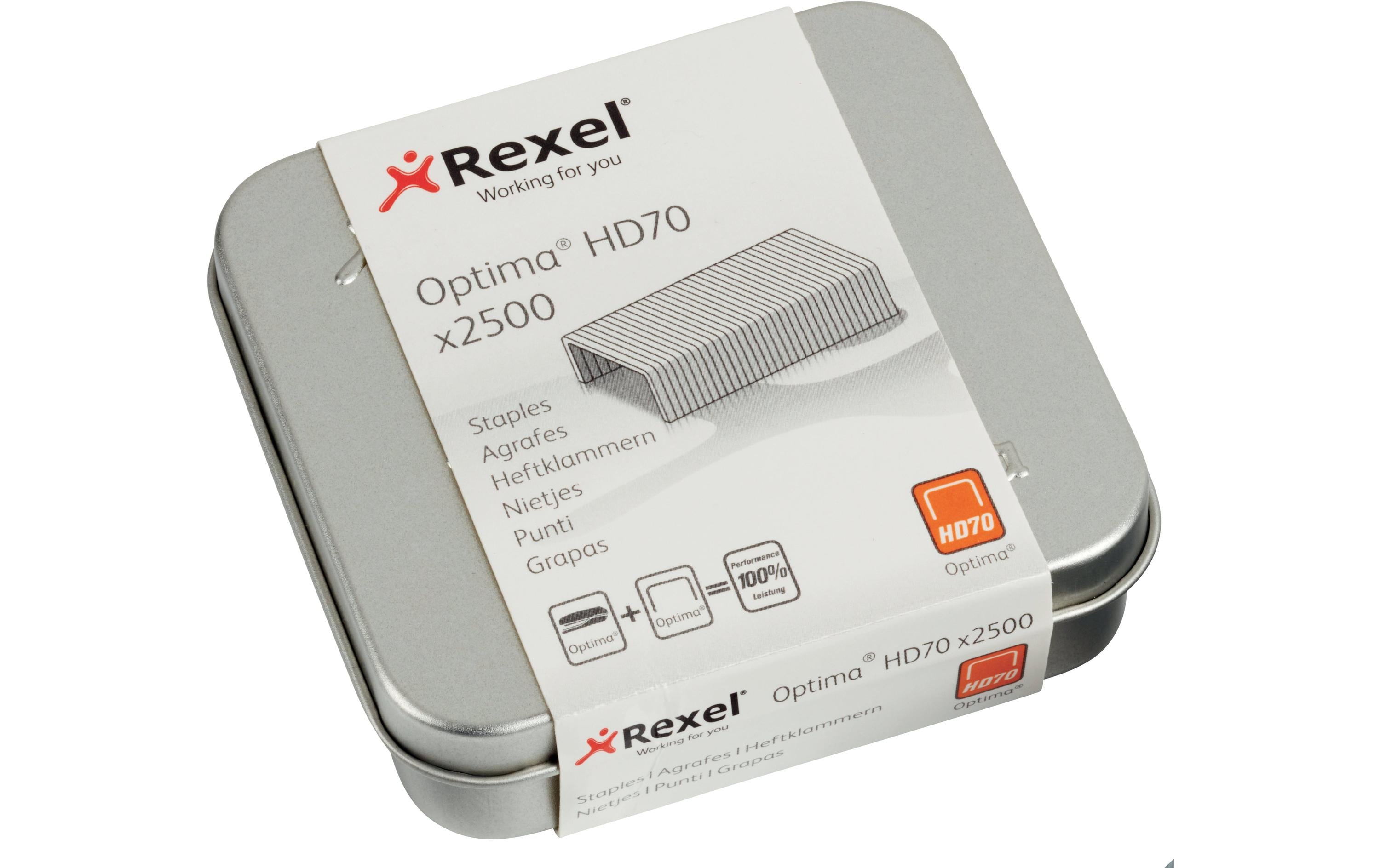 Rexel Heftklammern Optima, 2500 Stk Optima 70 HD