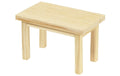 Hobbyfun Mini-Möbel Tisch Holz 8 x 5 x 5 cm