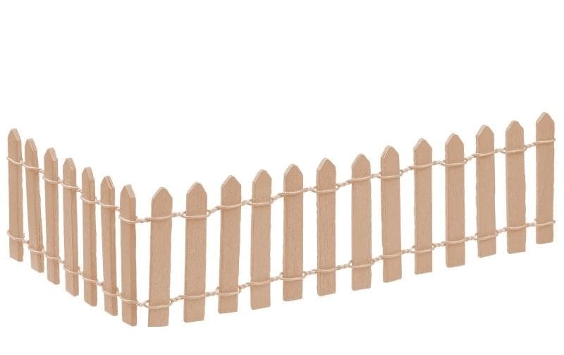 Hobbyfun Mini-Garten Zaun natur 25 x 5 cm