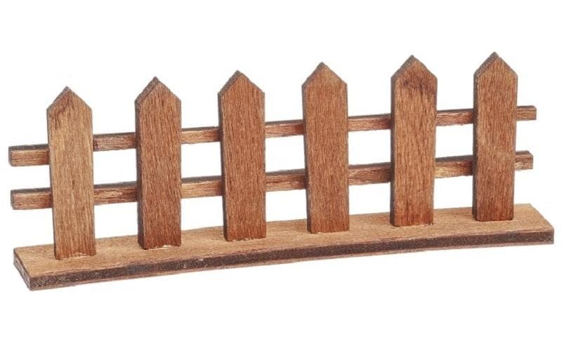Hobbyfun Mini-Garten Zaun braun braun, 8.5 x 3 cm