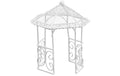 Hobbyfun Mini-Garten Pavillon weiss 14 cm