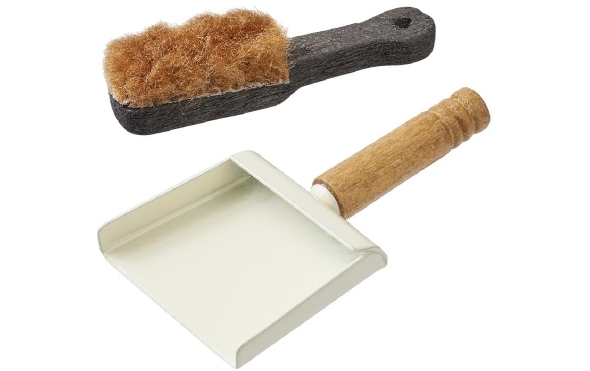 Hobbyfun Mini-Garten Besen und Schaufel 4 cm, 2 Stück