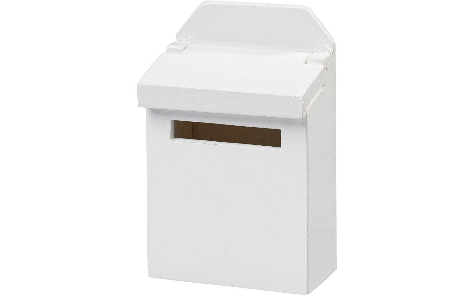 Hobbyfun Mini-Utensilien Briefkasten weiss 4.6 x 6.9 x 2.6 cm