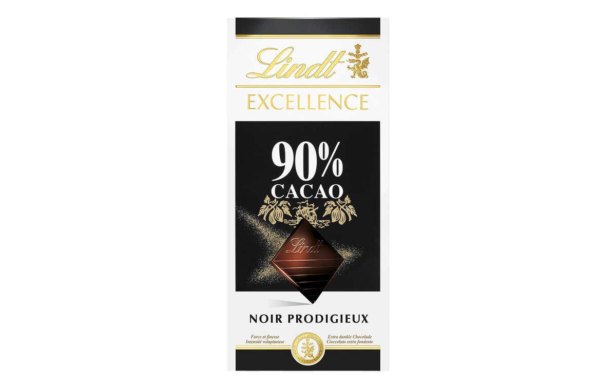 Lindt EXCELLENCE Tafelschokolade Dunkel 90% Kakao 100g