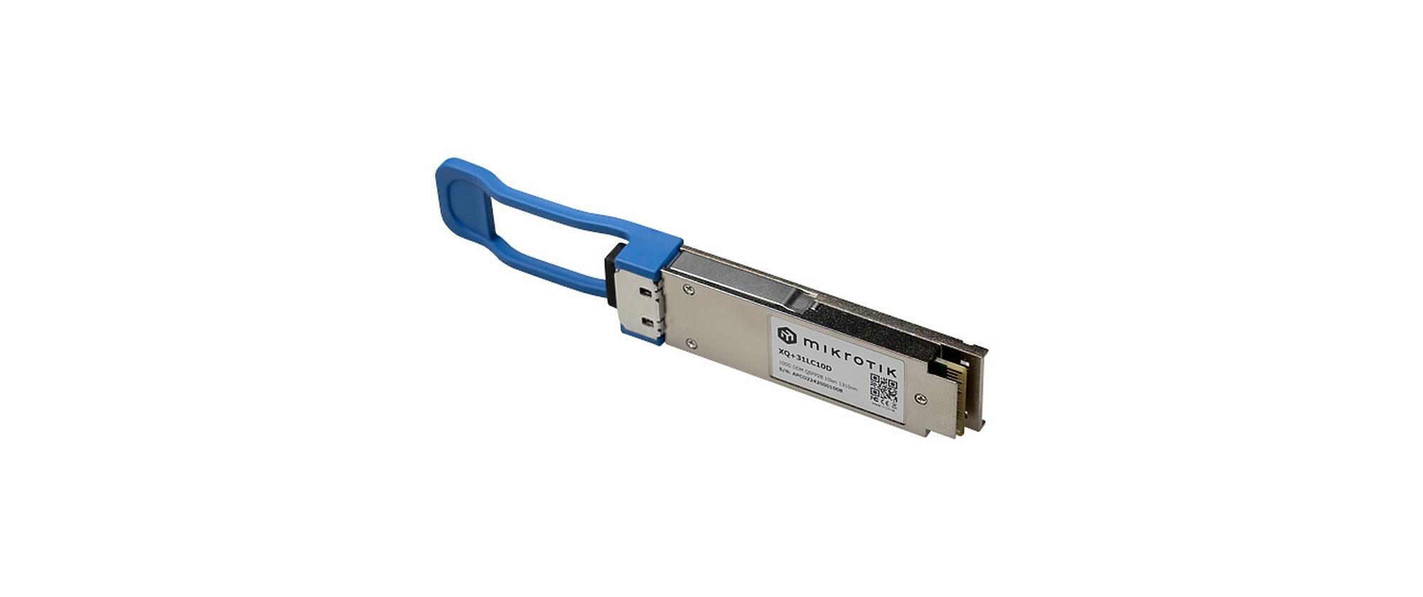 Mikrotik QSFP28 Modul: XQ+31LC10D 100GE, Singlemode, Duplex, 10Km