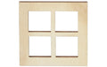 Hobbyfun Mini-Haus Fenster 7 x 7 cm, 3 Stück