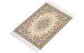 Hobbyfun Mini-Möbel Teppich beige 15 x 10 cm