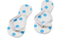 Hobbyfun Mini-Kleidung Flip-Flops blau gep. 3 cm, 2 Paar