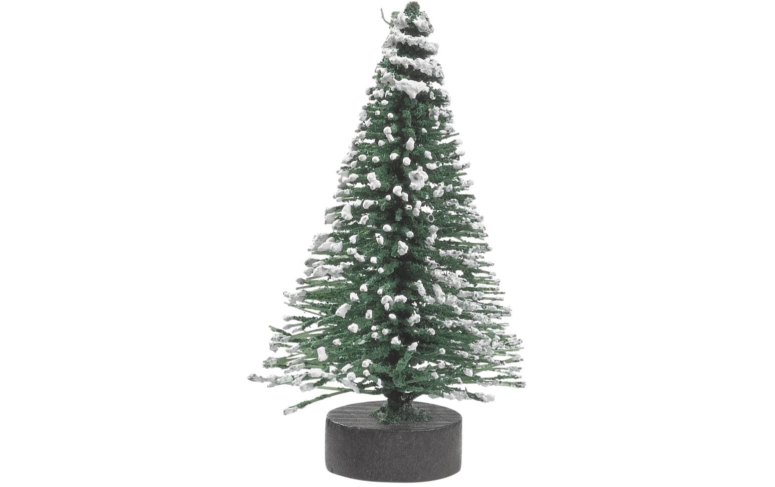 Hobbyfun Mini-Garten Tanne grün/weiss 6 cm, 2 Stück
