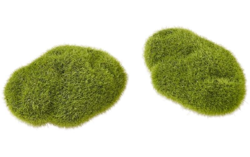 Hobbyfun Mini-Garten Moos Steine 6 cm, 2 Stück
