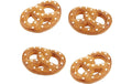 Hobbyfun Mini-Utensilien Brezel 2.5 cm, Blatt à 4 Stück