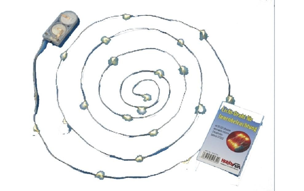 Hobbyfun Mini-Deko LED Leuchtdraht w. Licht 10 LED