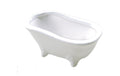 Hobbyfun Mini-Haus Badewanne weiss 15 x 7 x 7.2 cm