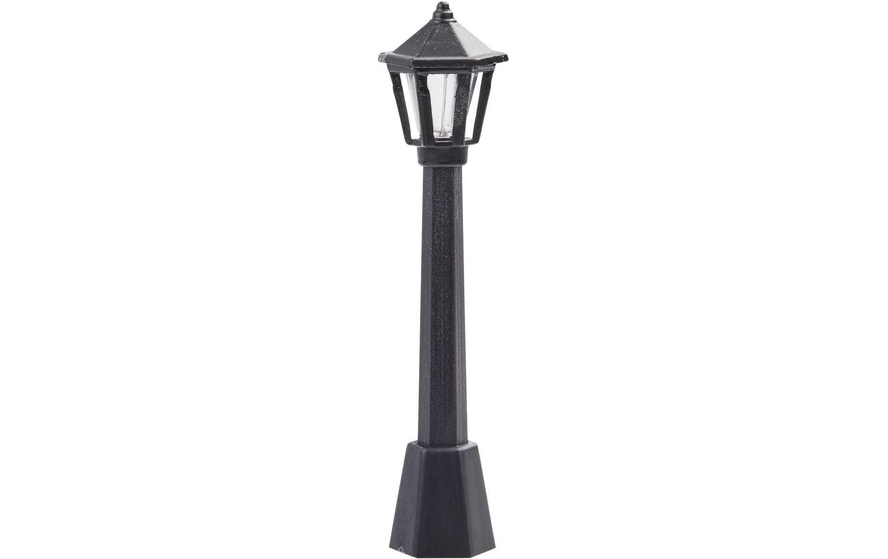 Hobbyfun Mini-Utensilien Strassenlaterne 8 cm, schwarz