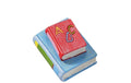 Hobbyfun Mini-Utensilien Bücher rot/hellbl. 4 cm