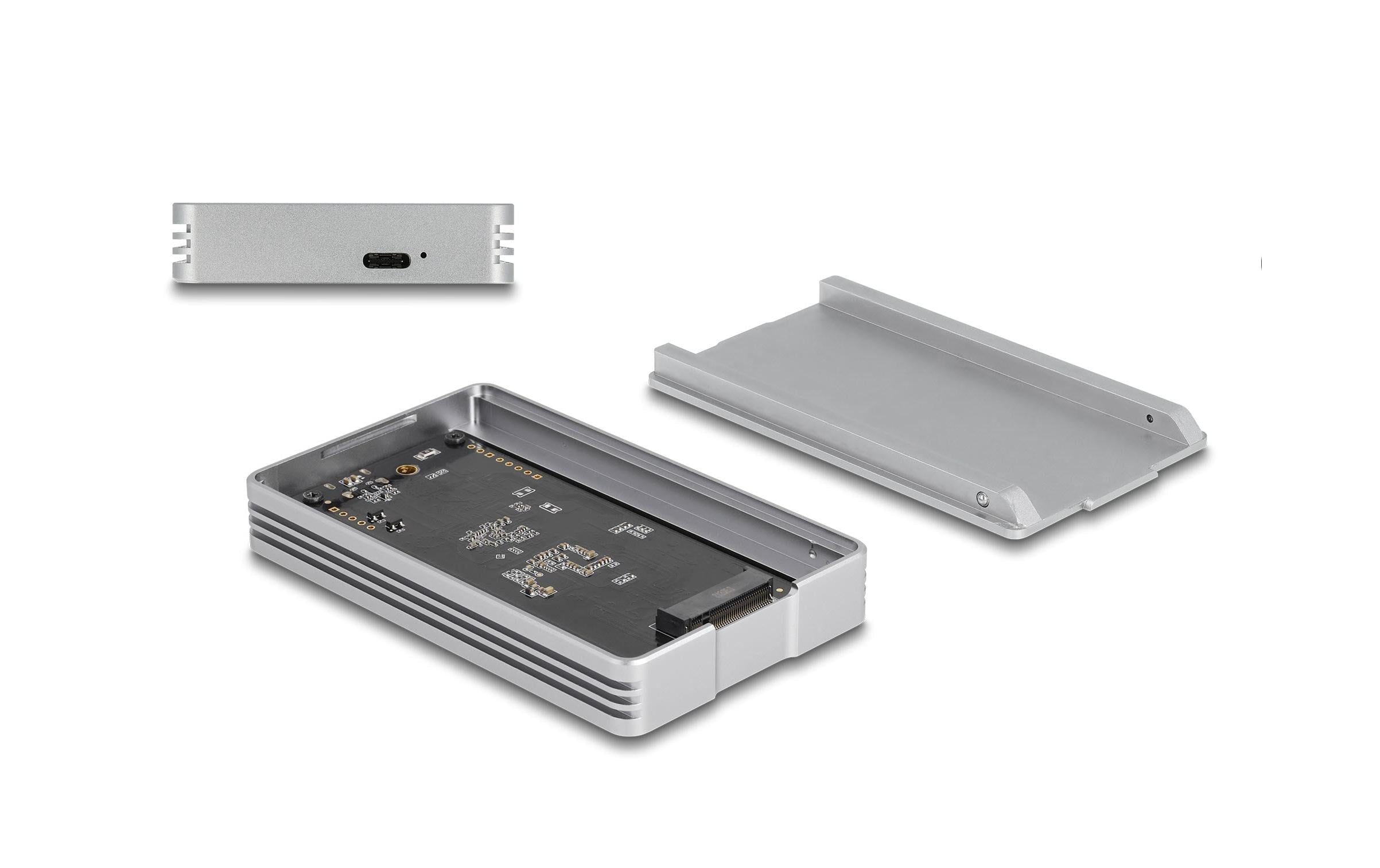 Delock USB4 40 Gbps Gehäuse für 1xM.2 NVMe SSD - werkzeugfrei